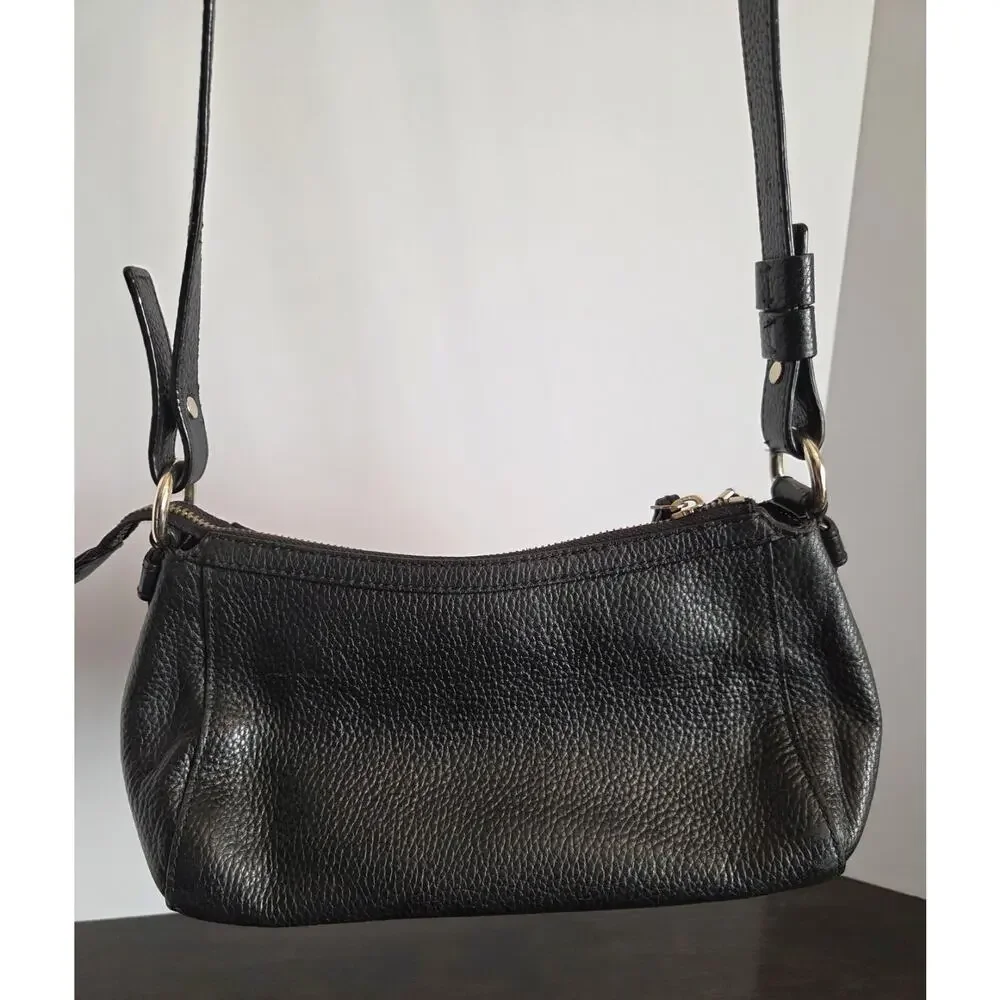 Kate Spade Berkshire Road Gabriella Pebbled Black Leather Purse Crossbody